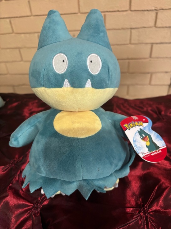 Pokemon Other - Pokemon Plush Munchlax Blue and Yellow